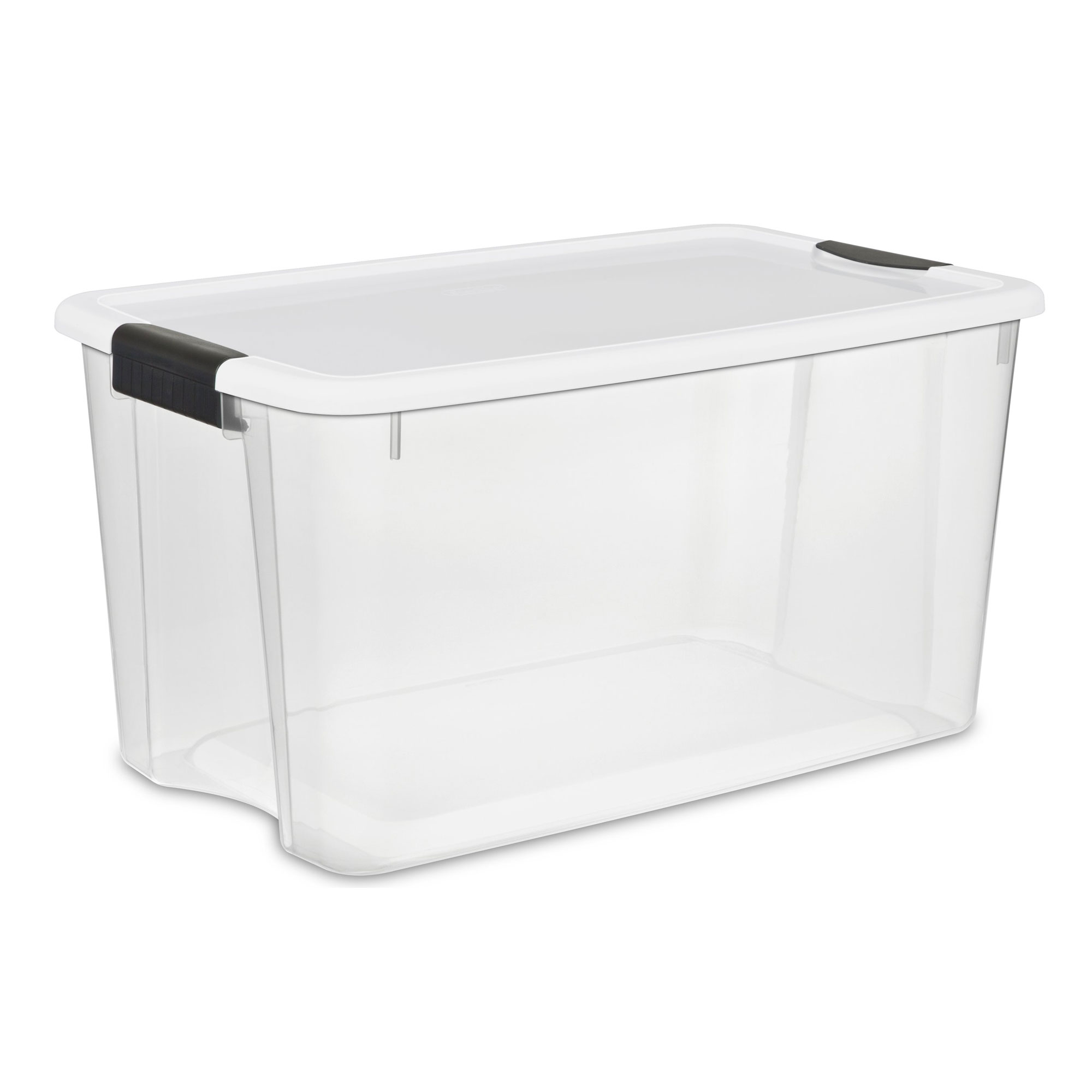 Sterilite Large 70 Qt Clear Base Ultra Latch Storage Container Box Tote