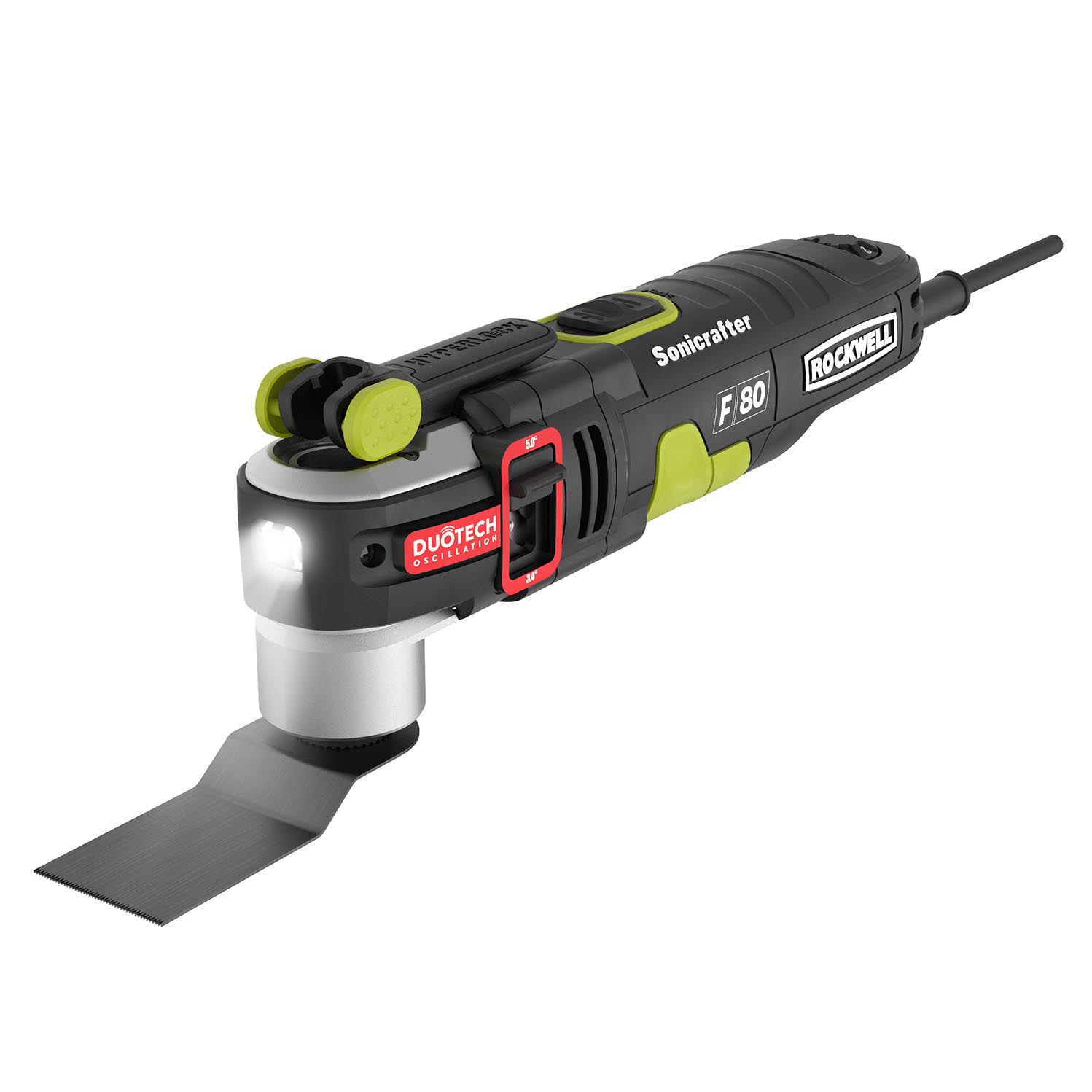 Rockwell Sonicrafter F80 4.2 Amp Oscillating MultiTool Set with Case