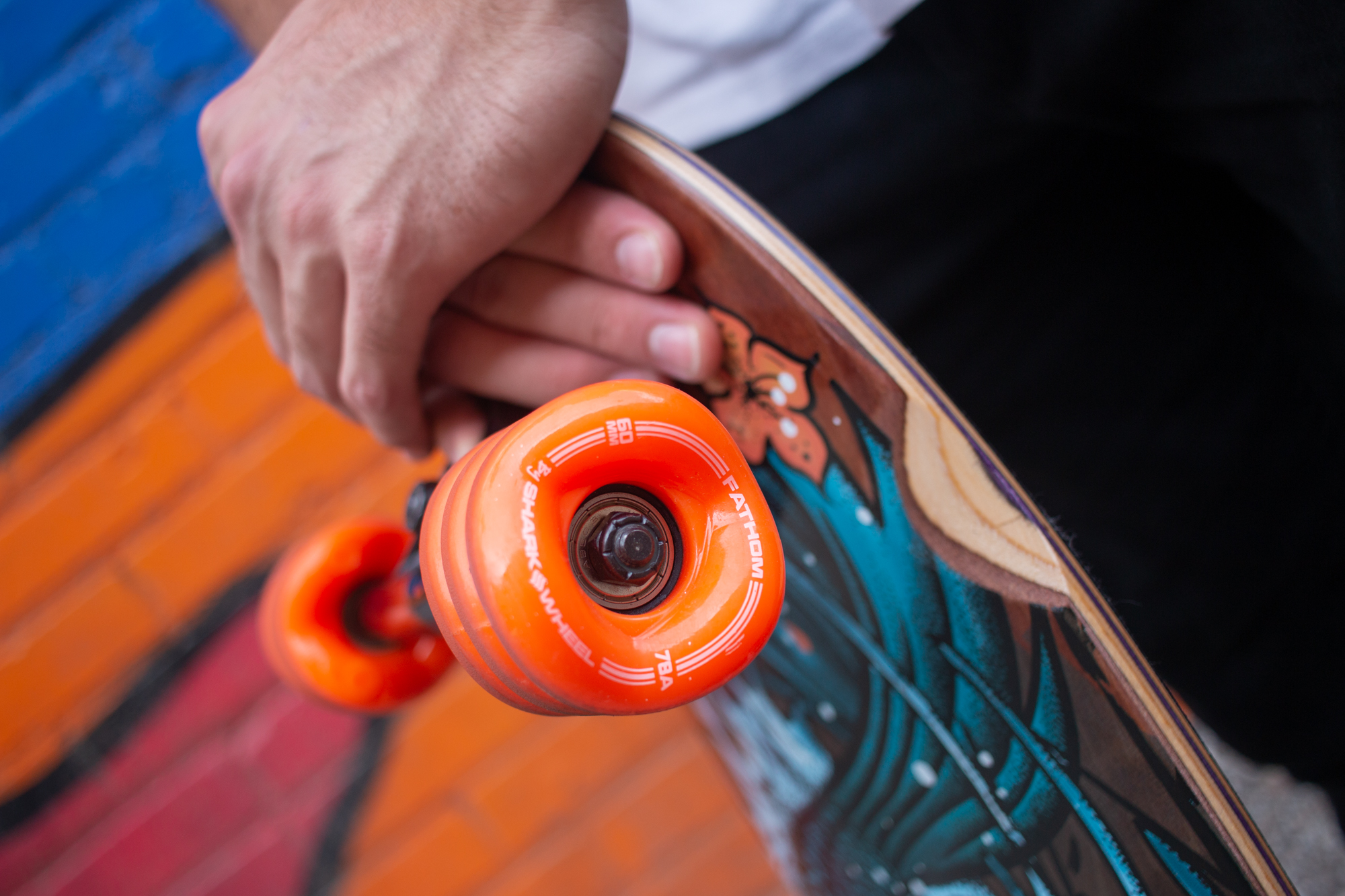 Shark Wheel Sidewinder 70mm 78A AllTerrain Skateboard/Longboard Wheels