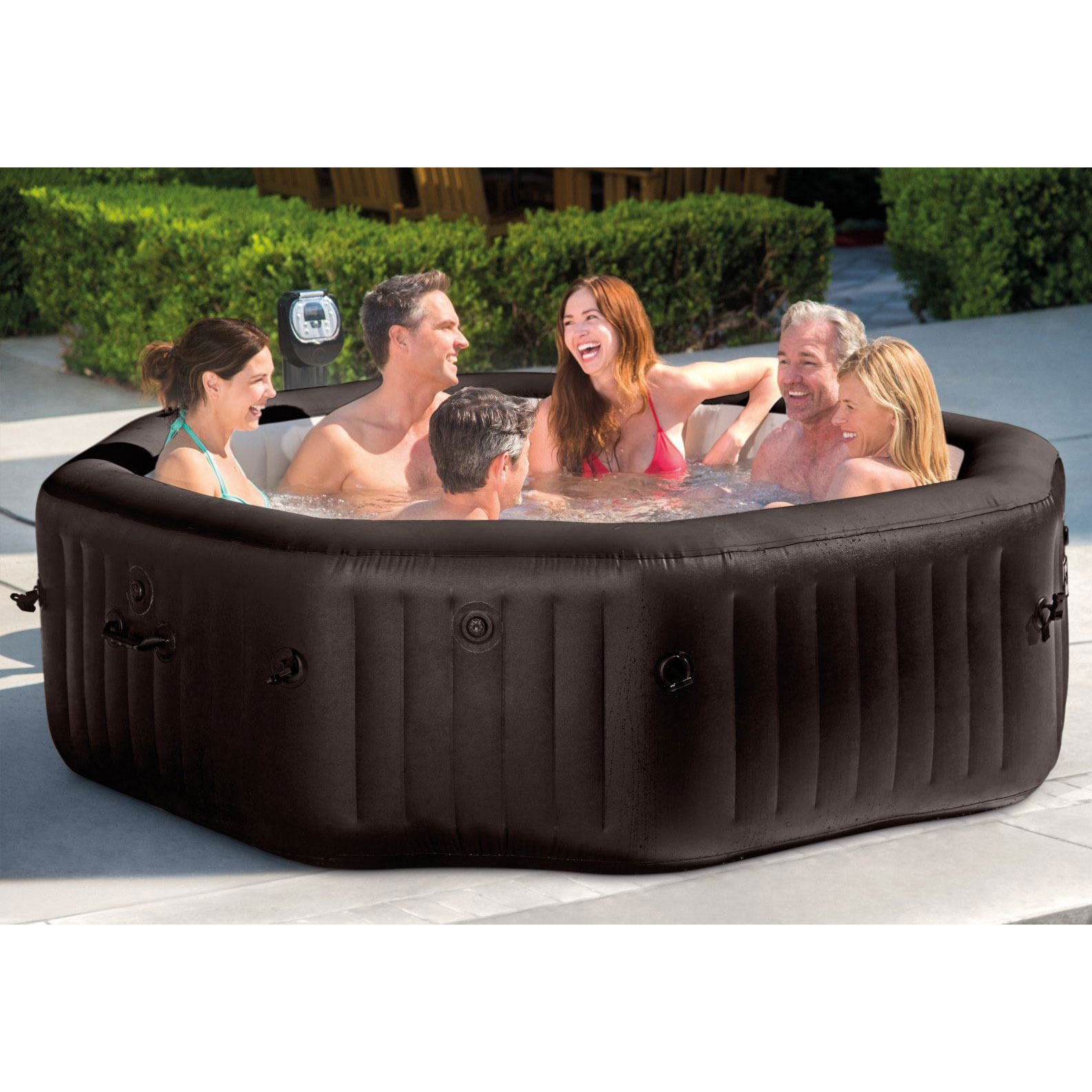 6 person portable hot tub