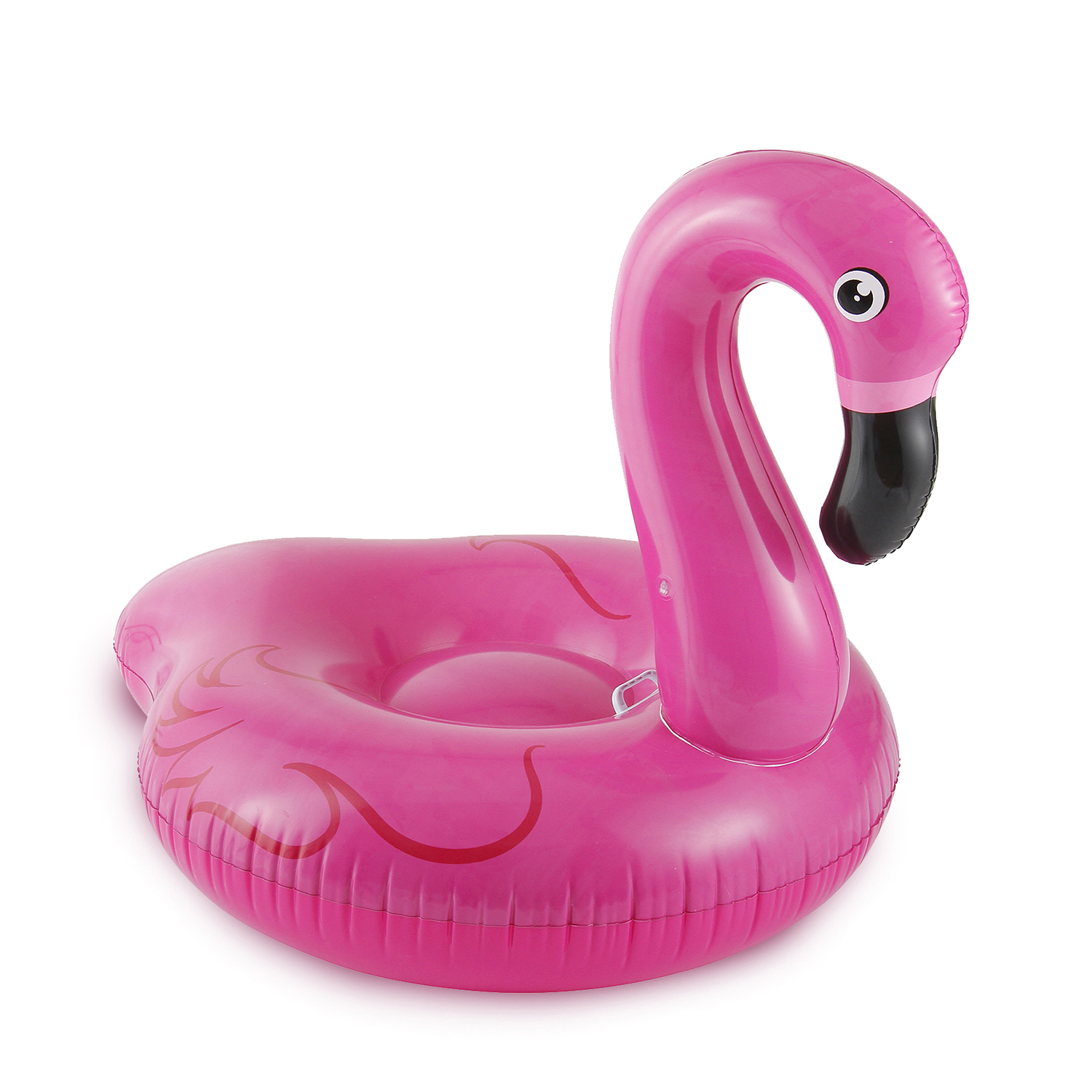large inflatable pink flamingo