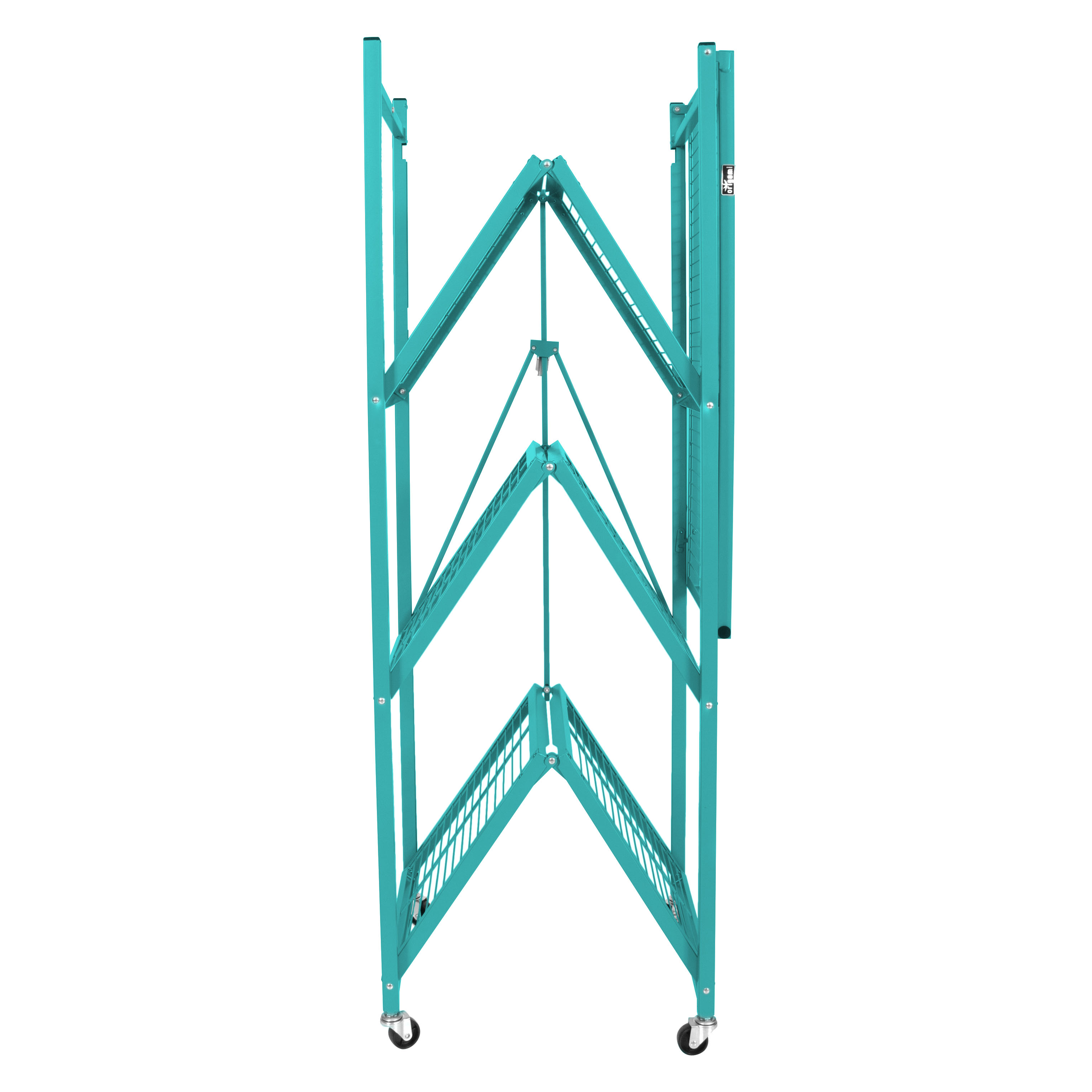 Origami 4Shelf Large HeavyDuty Storage Racks, Teal (Used) eBay