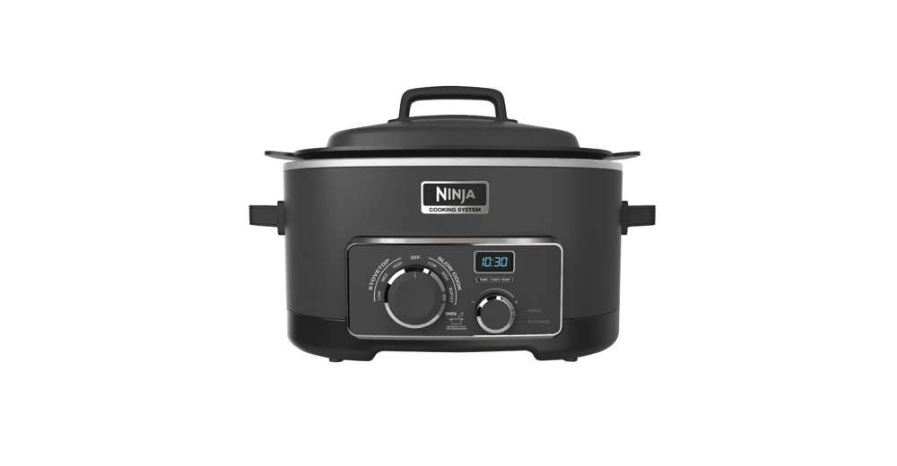 Ninja 3in1 MultiSetting 6Quart Cooking System, Black, Refurbished