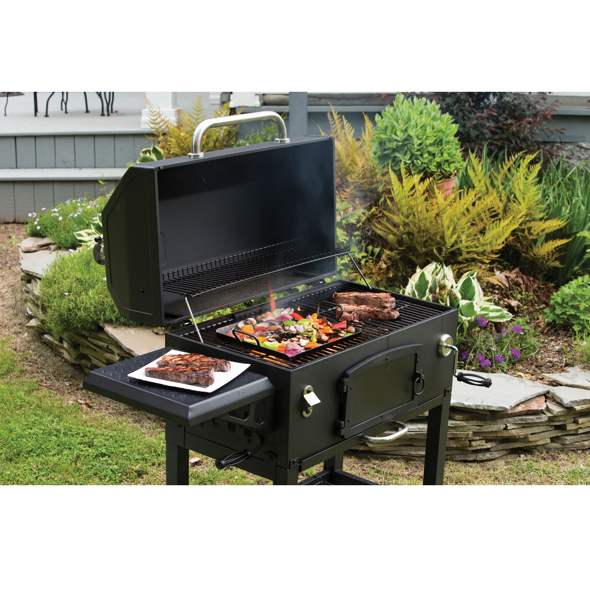 Lodge CRSGP12 13 x 12 Inch Pre Seasoned Carbon Steel Square Grilling