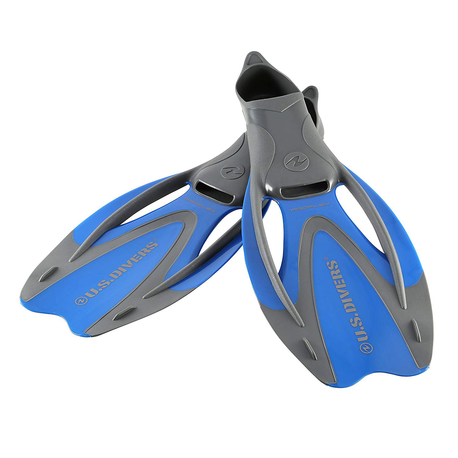 U.S. Divers 240760 Proflex Fx Size Medium Diving & Swimming Fins, Blue