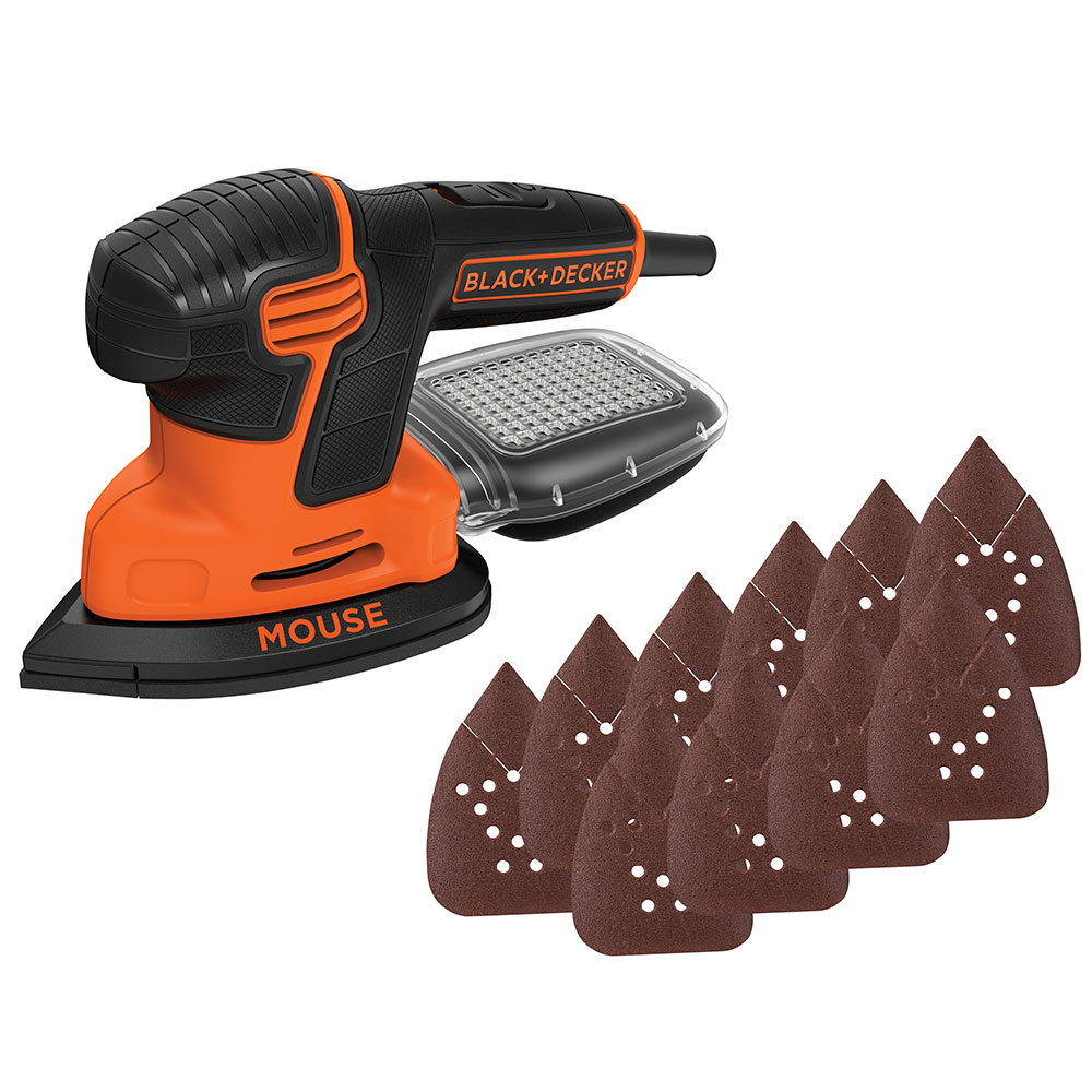 Black & Decker BDEMS600 Mouse Corded Compact Detail Palm Sander with