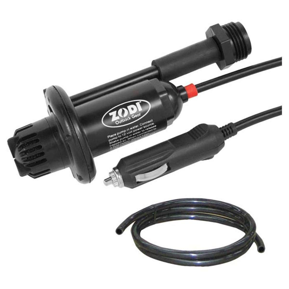 Zodi Compact Portable 12 Volt Outdoor Camping Shower Pump with Washdown