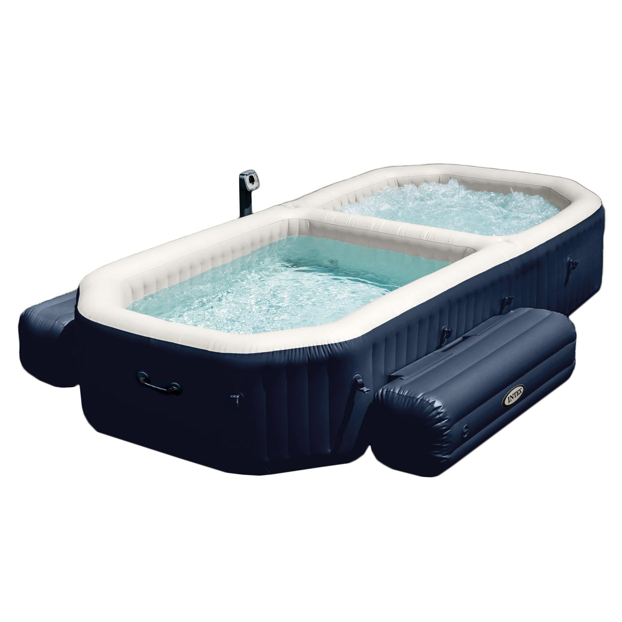 Intex Purespa 4 Person Inflatable All In One Bubble Massage Hot Tub And