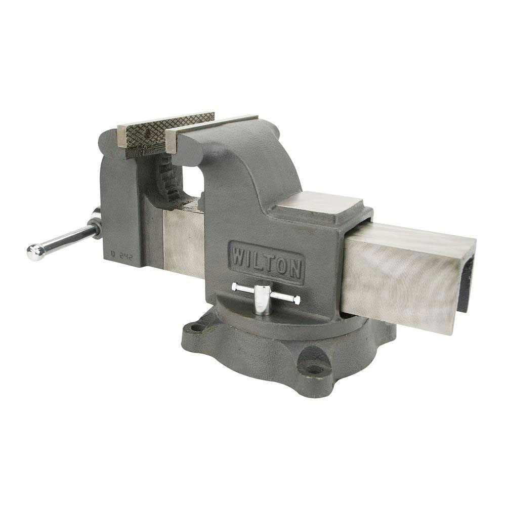 Wilton WS8 8 Inch Jaw 4 Inch Throat Steel Swivel Base Work Shop Bench