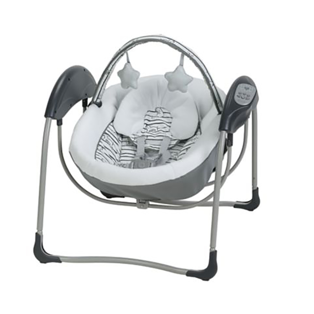 Graco Glider Lite LX 6 Speed Lightweight Gliding Swing w/ Music
