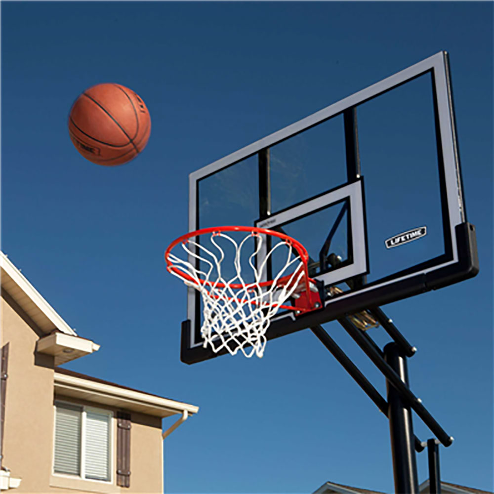 Lifetime Adjustable Portable All Weather Shatterproof Basketball Sports