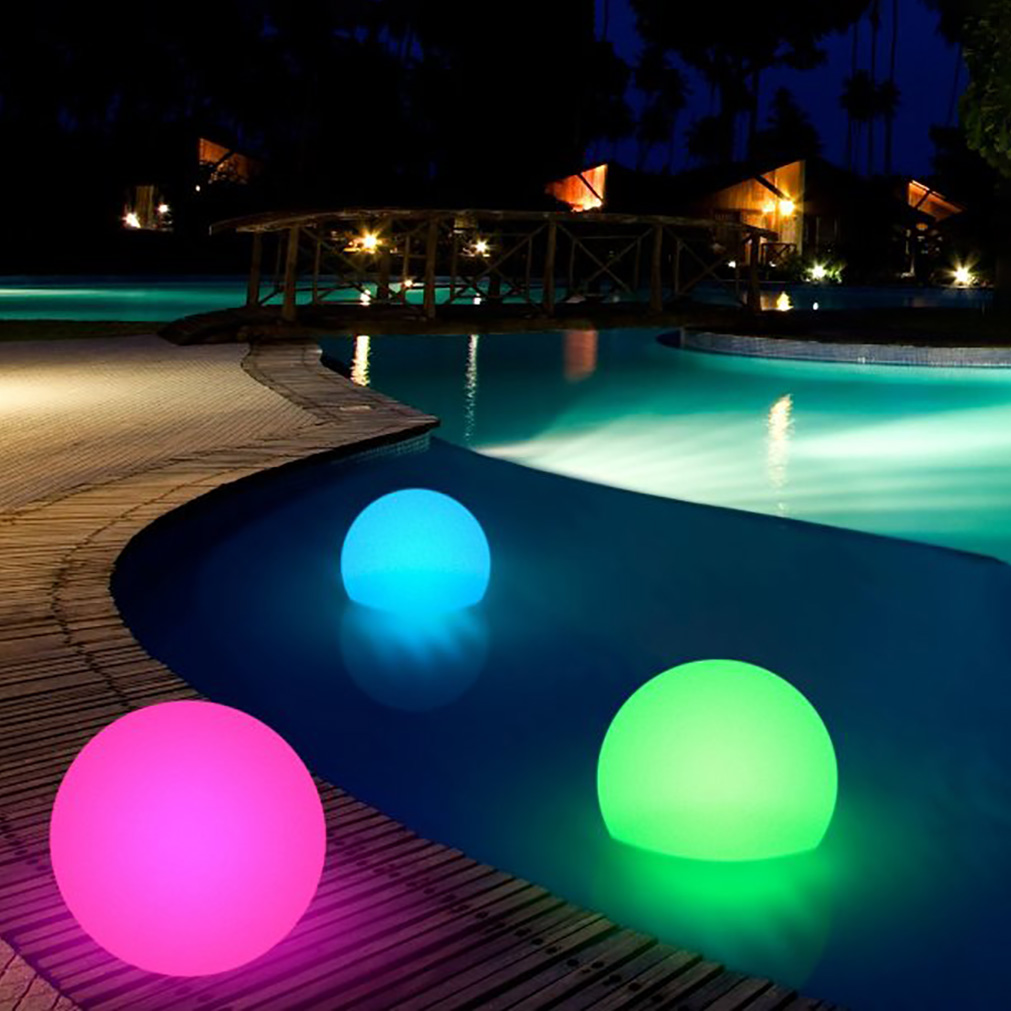Main Access 13" Ellipsis Pool ColorChanging Floating LED Ball Light (6