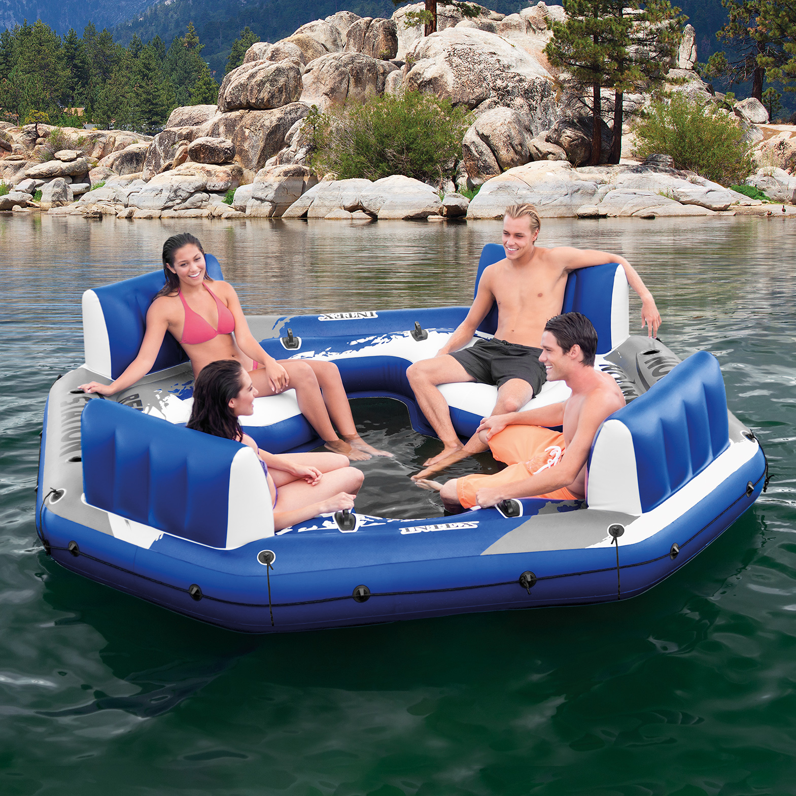 giant floating rafts for the lake