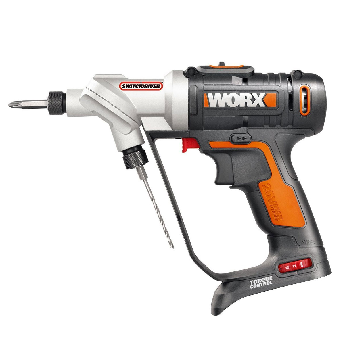 Worx 20V 2 In 1 Cordless Lithium Switchdriver Drill and Driver Tool