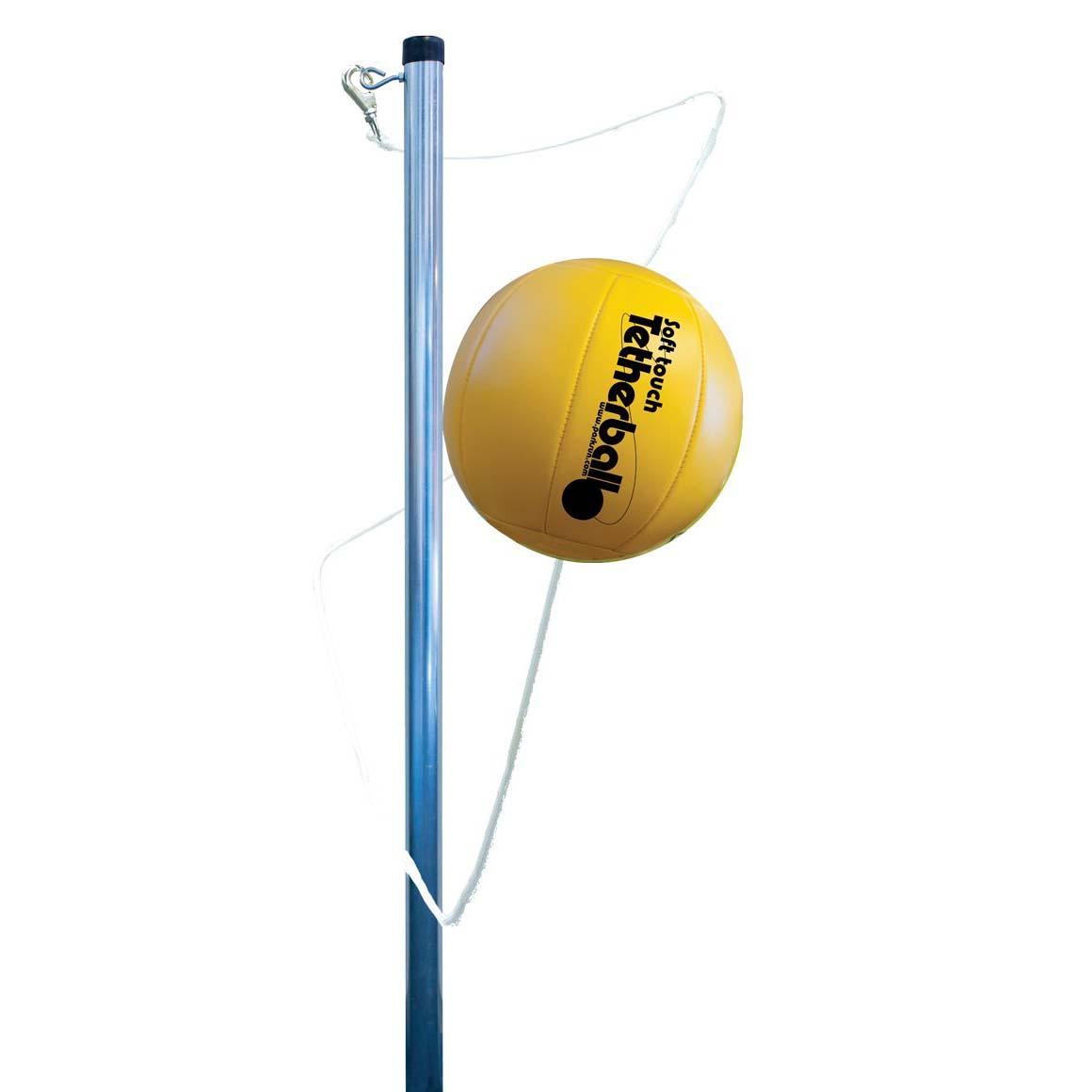 Park & Sun Sports Outdoor Yellow 2Pole Tetherball Play Set with
