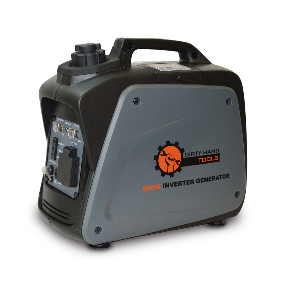 Dirty Hand Tools 800Watt Lightweight Gas Powered Portable Inverter