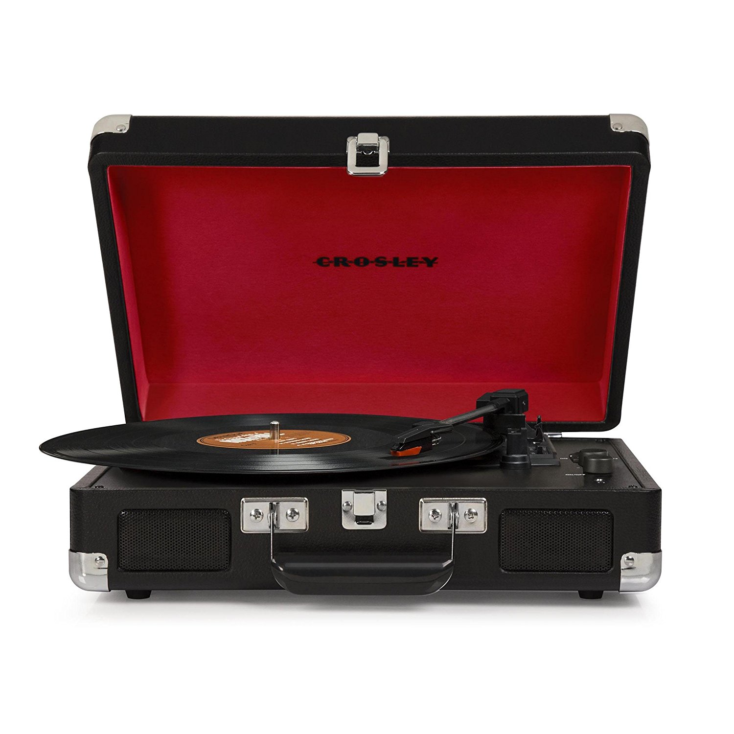 Crosley Cruiser Deluxe Portable 3 Speed Bluetooth Record Player