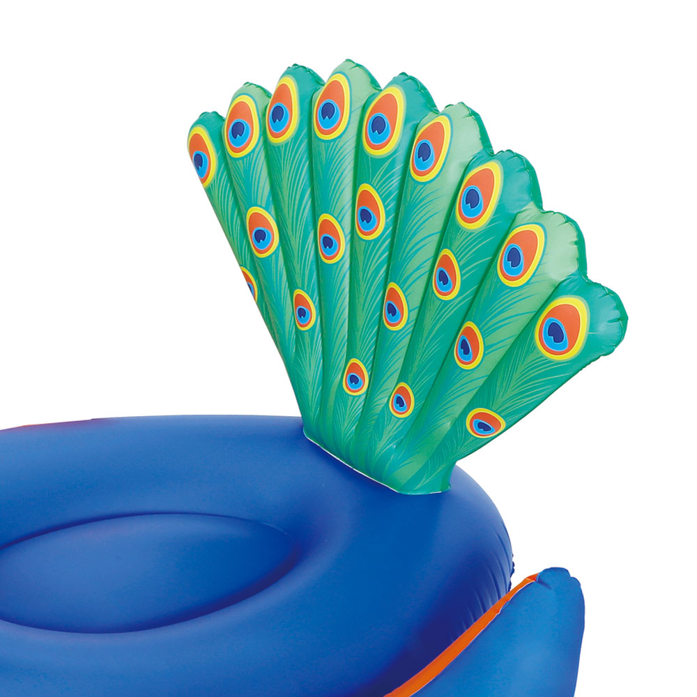 giant peacock float