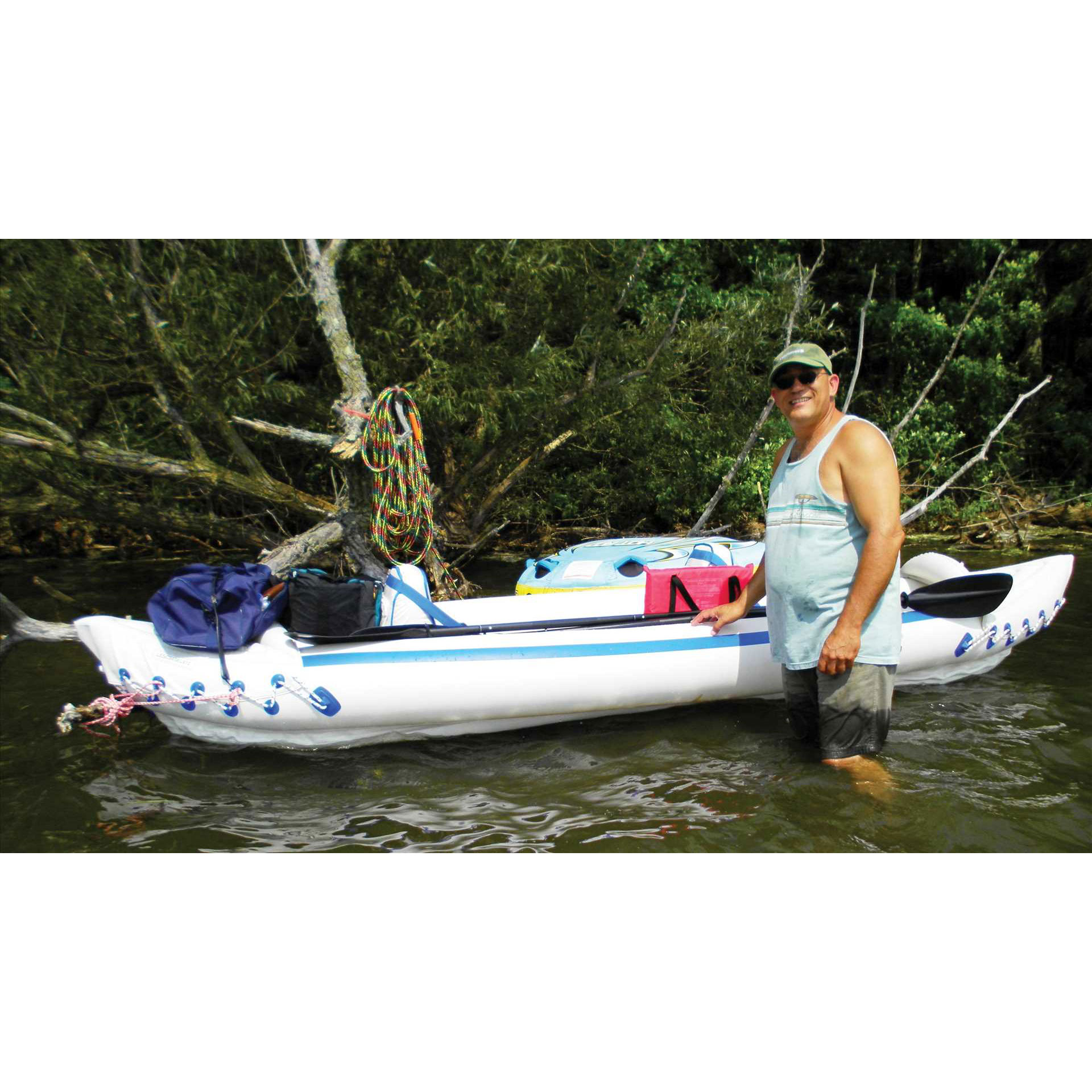 sea eagle 370 pro 3 person blow up inflatable kayak