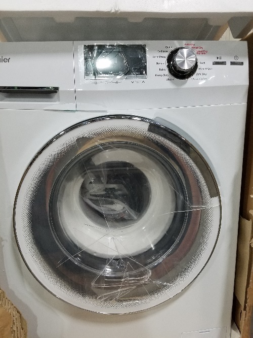 Haier 24Inch Wide Front Load Washer And Dryer Combination, White (For