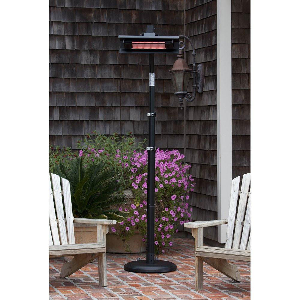 Fire Sense Powder Coated Telescoping Pole Infrared Patio Heater (For