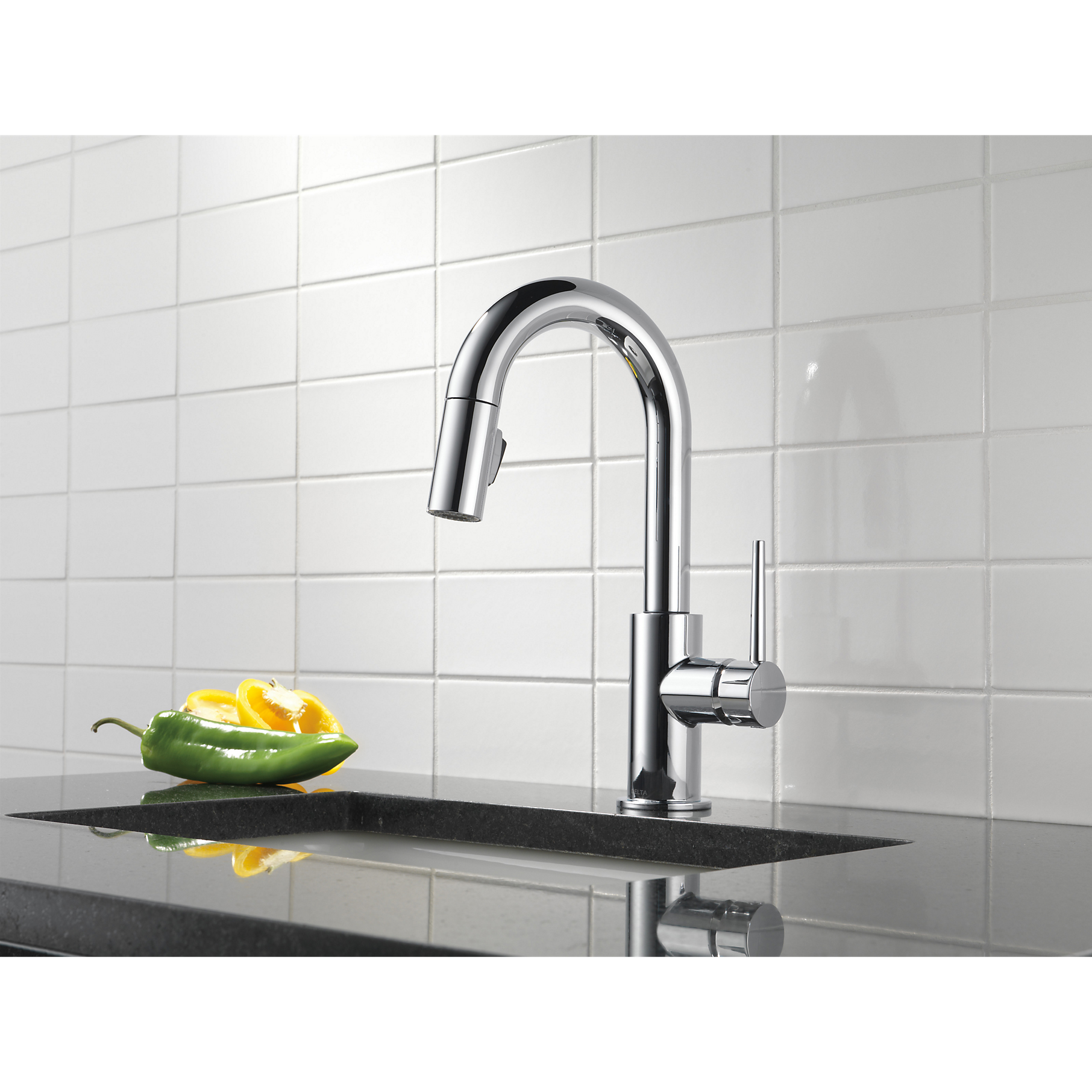 Delta Faucets Single Handle Trinsic Bar/ Prep Sink Faucet, Chrome