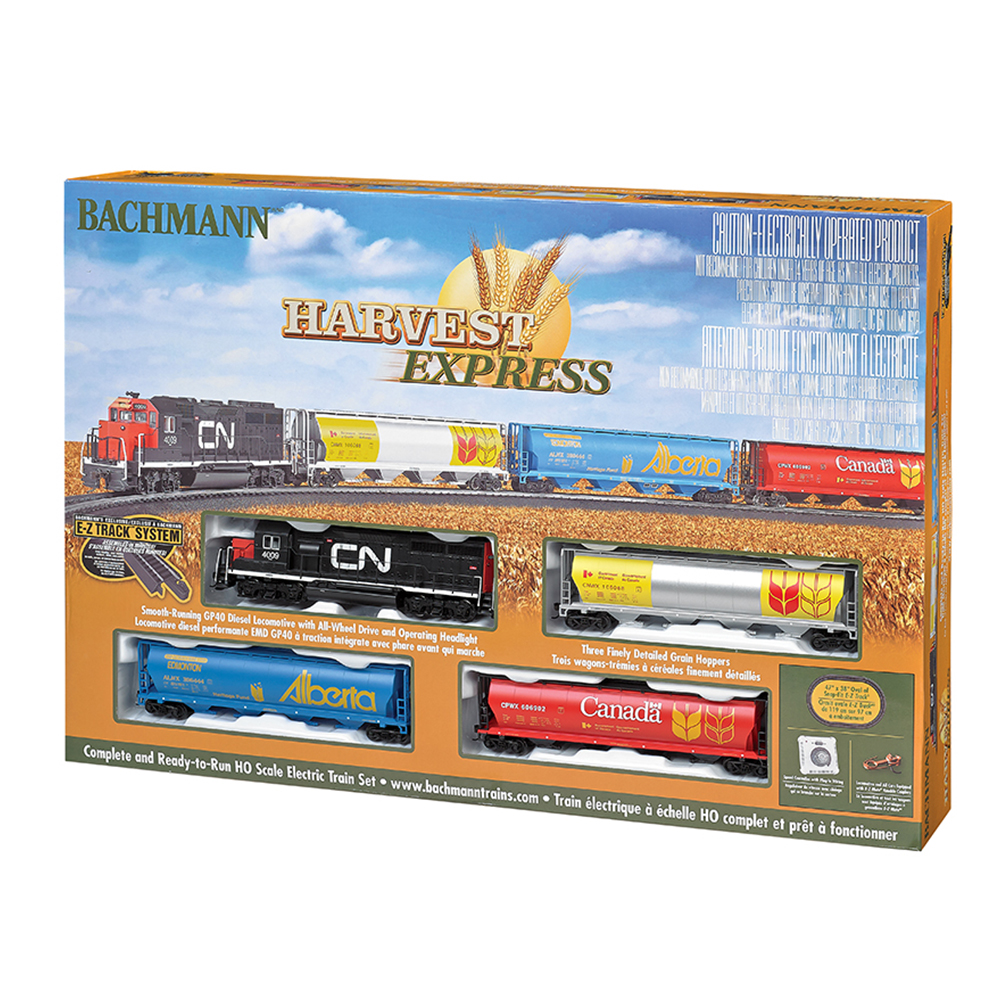 Bachmann Trains Canadian Harvest Express Electric Train Set, HO Scale 735BT 22899007359 eBay
