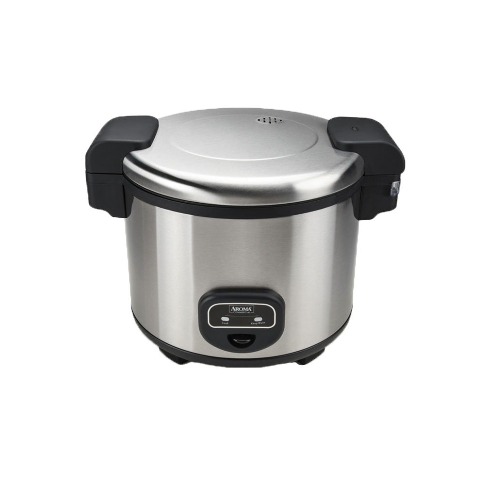Aroma Commercial Heavy Duty Electric 60 Cup Pressure Rice Cooker w
