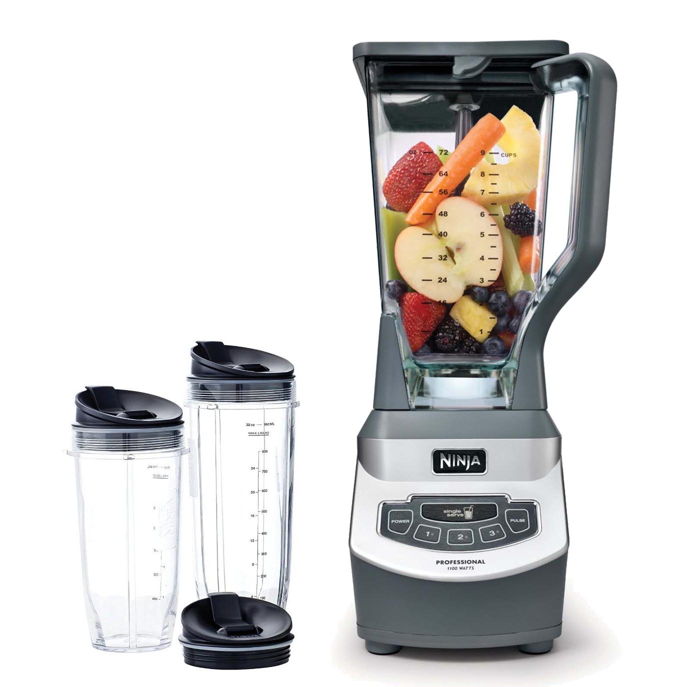 Ninja Professional 1100W Blender & Smoothie Maker BL660 (Certified