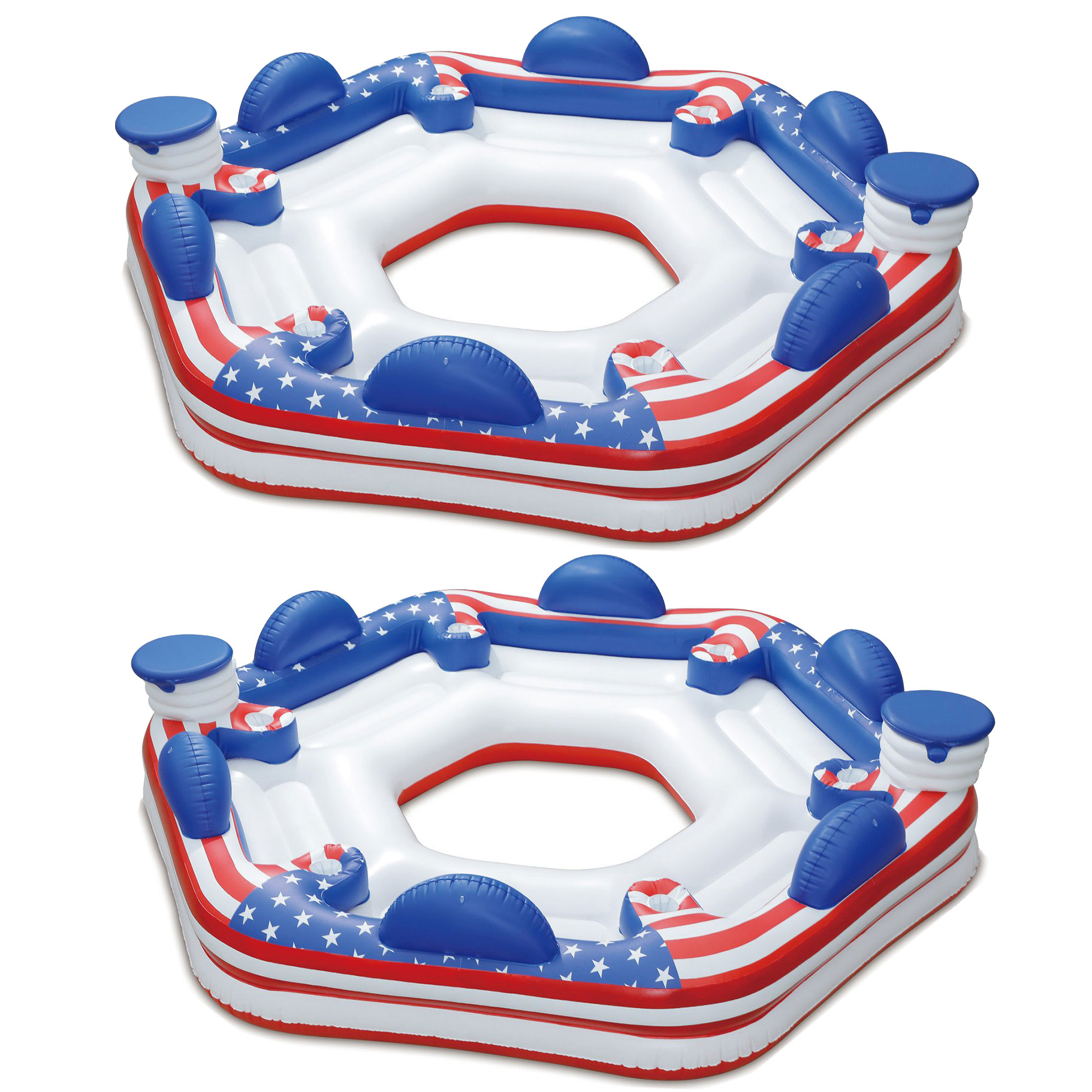 float with cooler
