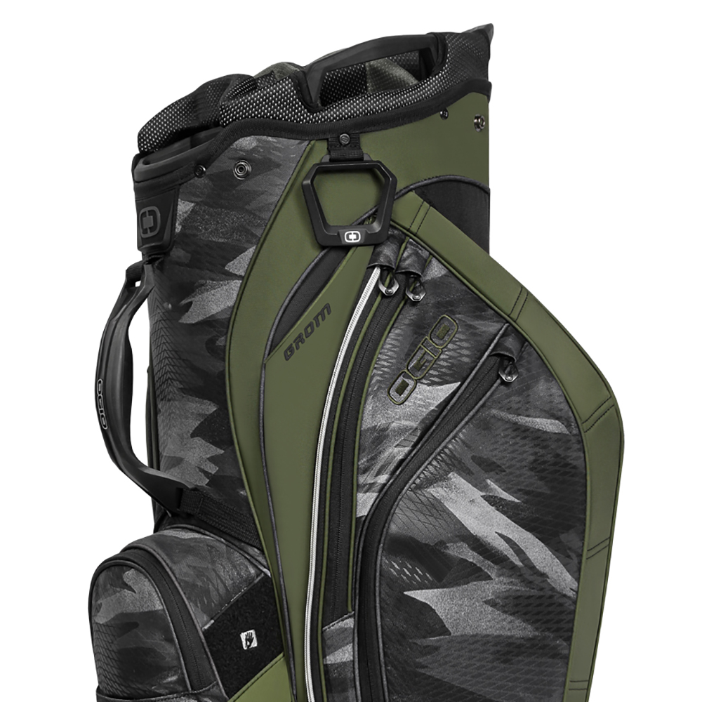 OGIO Grom 16 Way 2X Barrel Top 8 Pocket/Ball Pocket Cart Golf Bag, Camo