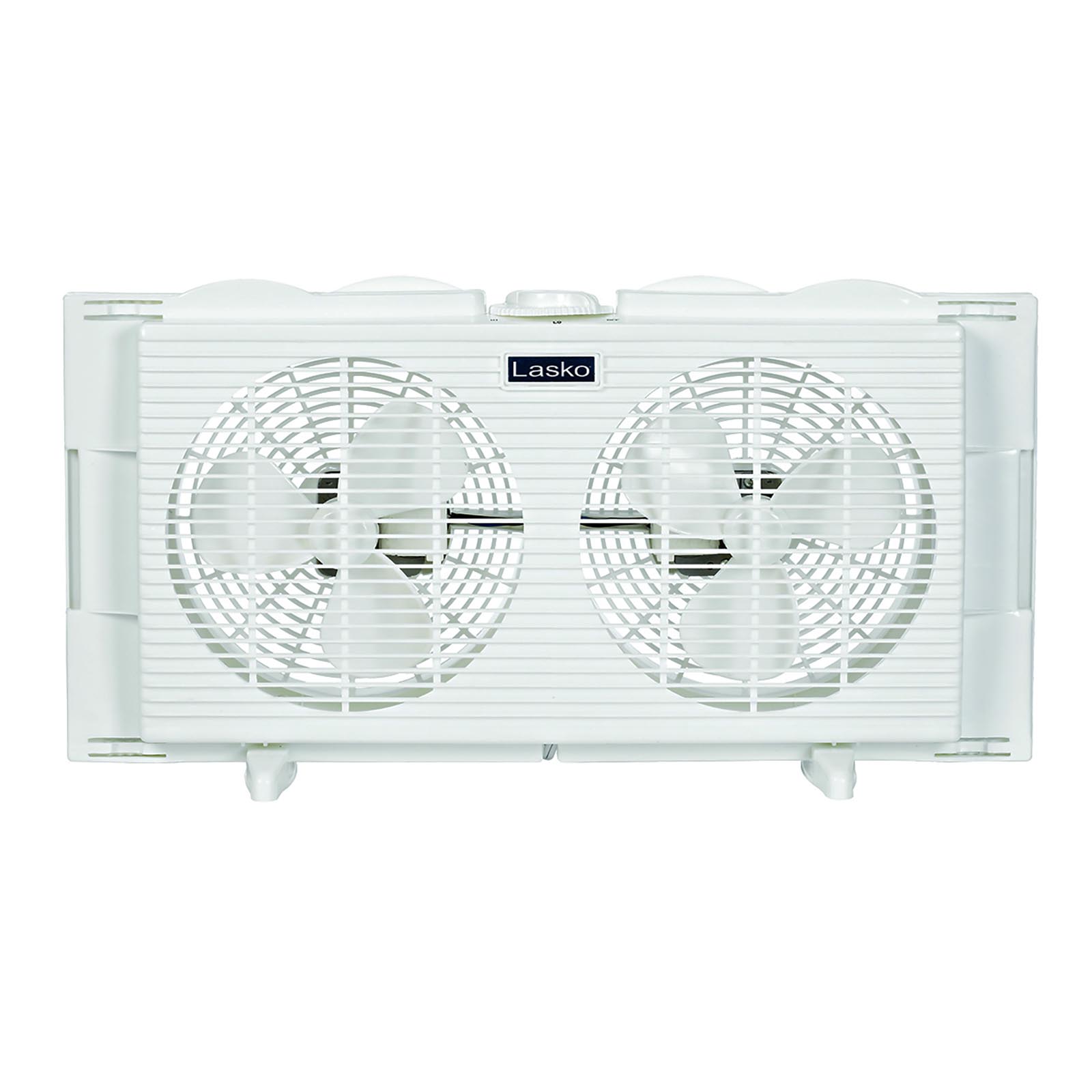 Lasko Slim Profile 2 Speed 22 to 34 Inch Wide Dual Twin Window Fan