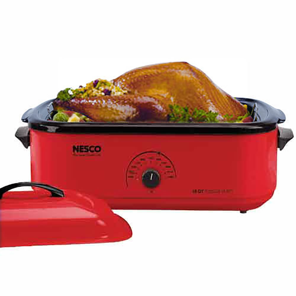 Nesco 18 Quart Electric Countertop Turkey Roaster Oven Porcelain