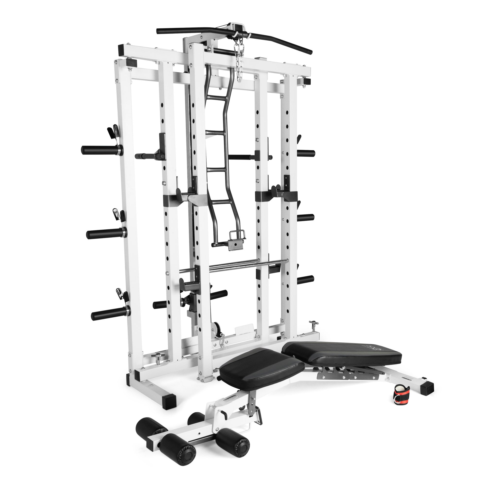 Marcy Pro Deluxe Folding Total Body Home Gym Cage Power Rack System