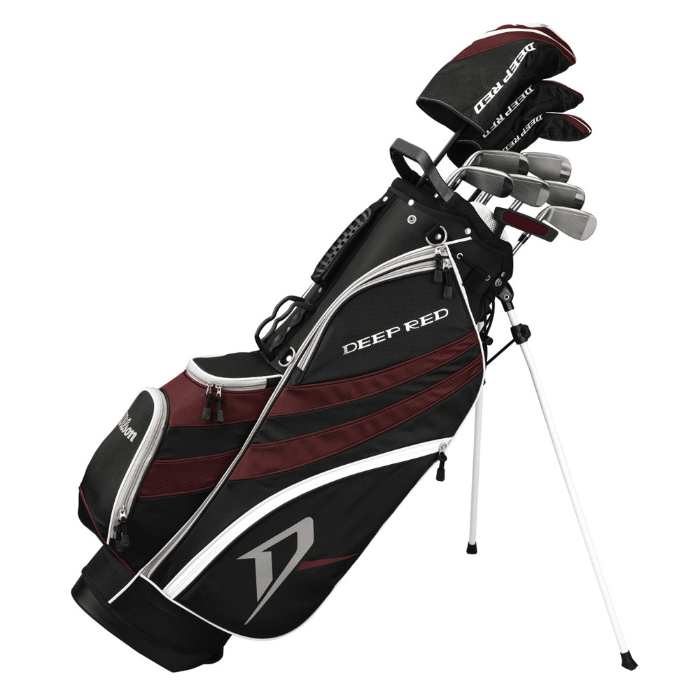 Wilson Deep Red Tour Complete Package Golf Clubs Set and Lightweight