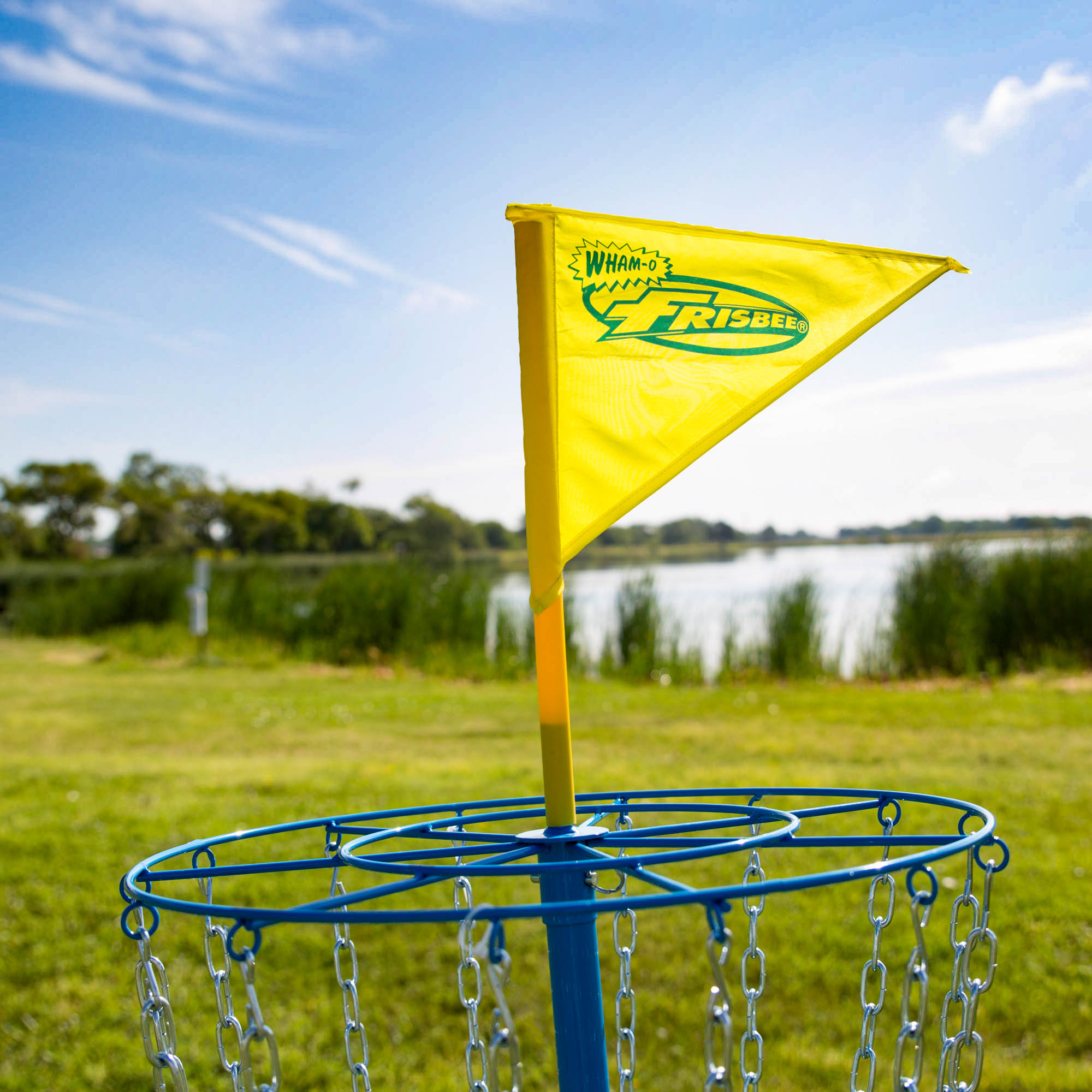 WhamO PDGA Approved Official Frisbee Disc Golf Goal Targets, Blue (2