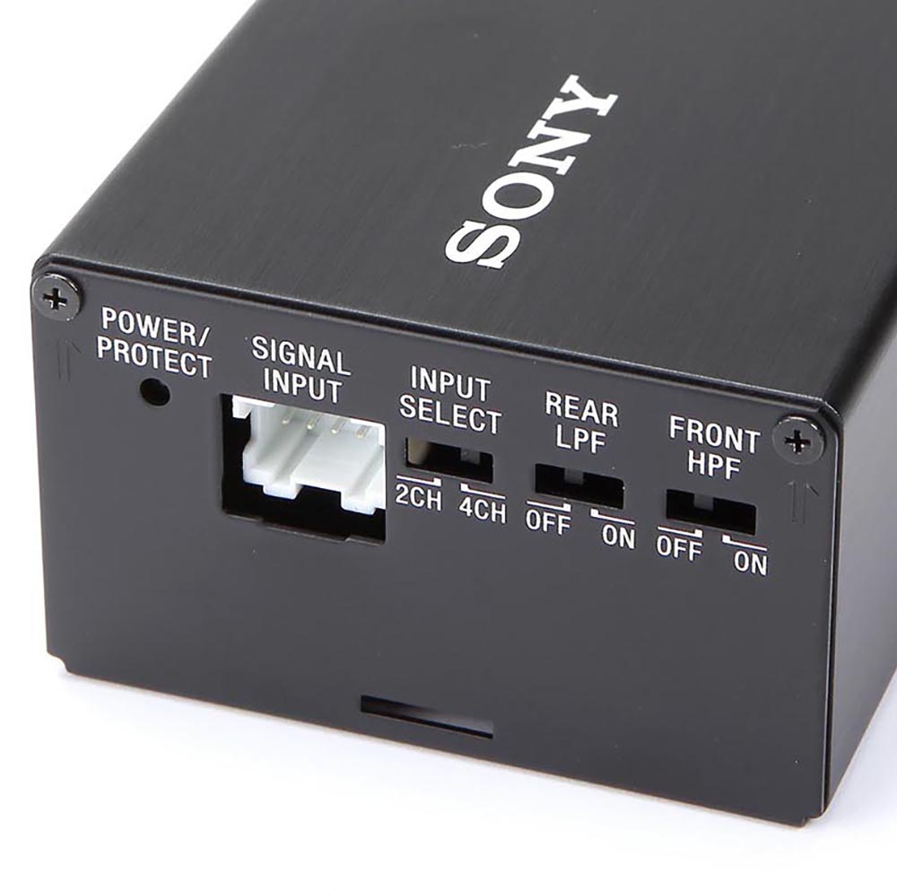 Sony 400W 4 Channel Class D MOSFET Compact Car Stereo Amplifier XMS400D eBay