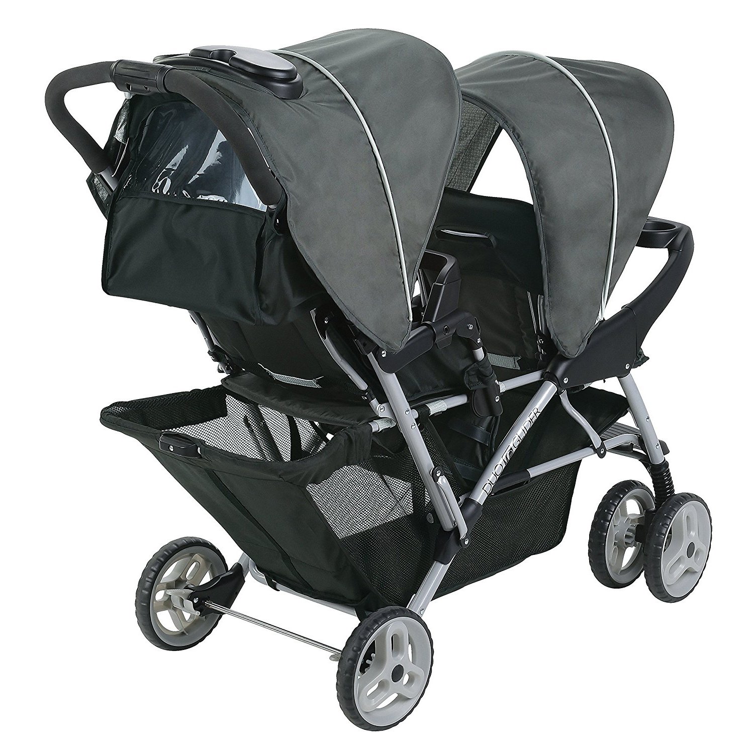 Graco DuoGlider Click Connect Double Stroller + Car Seat  Base Travel System  eBay