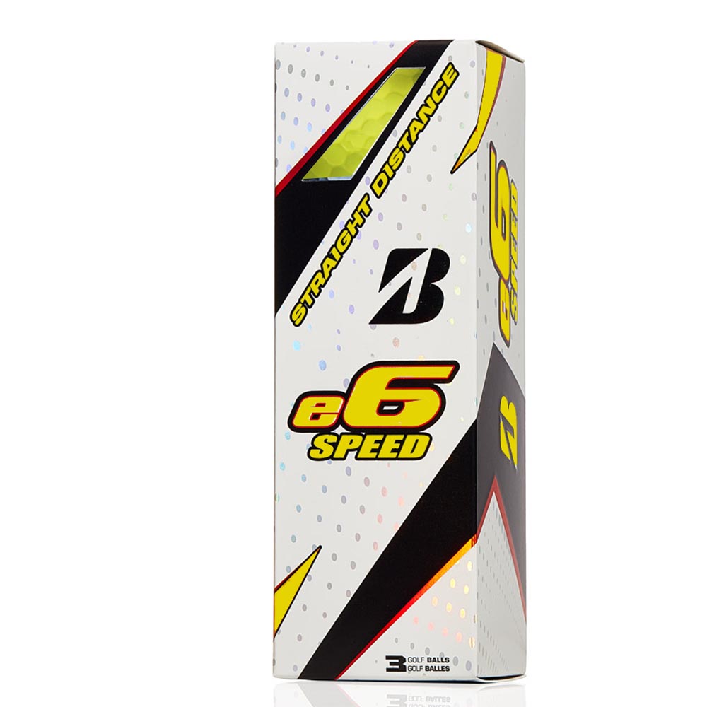 Bridgestone 2017 e6 Speed Yellow Straight Distance Low Spin Golf Balls