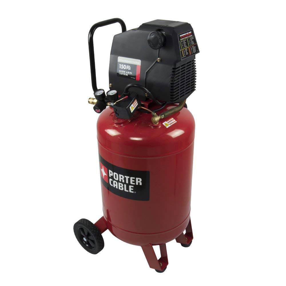 Porter Cable 1.5 HP 20 Gallon OilFree Vertical Air Compressor eBay