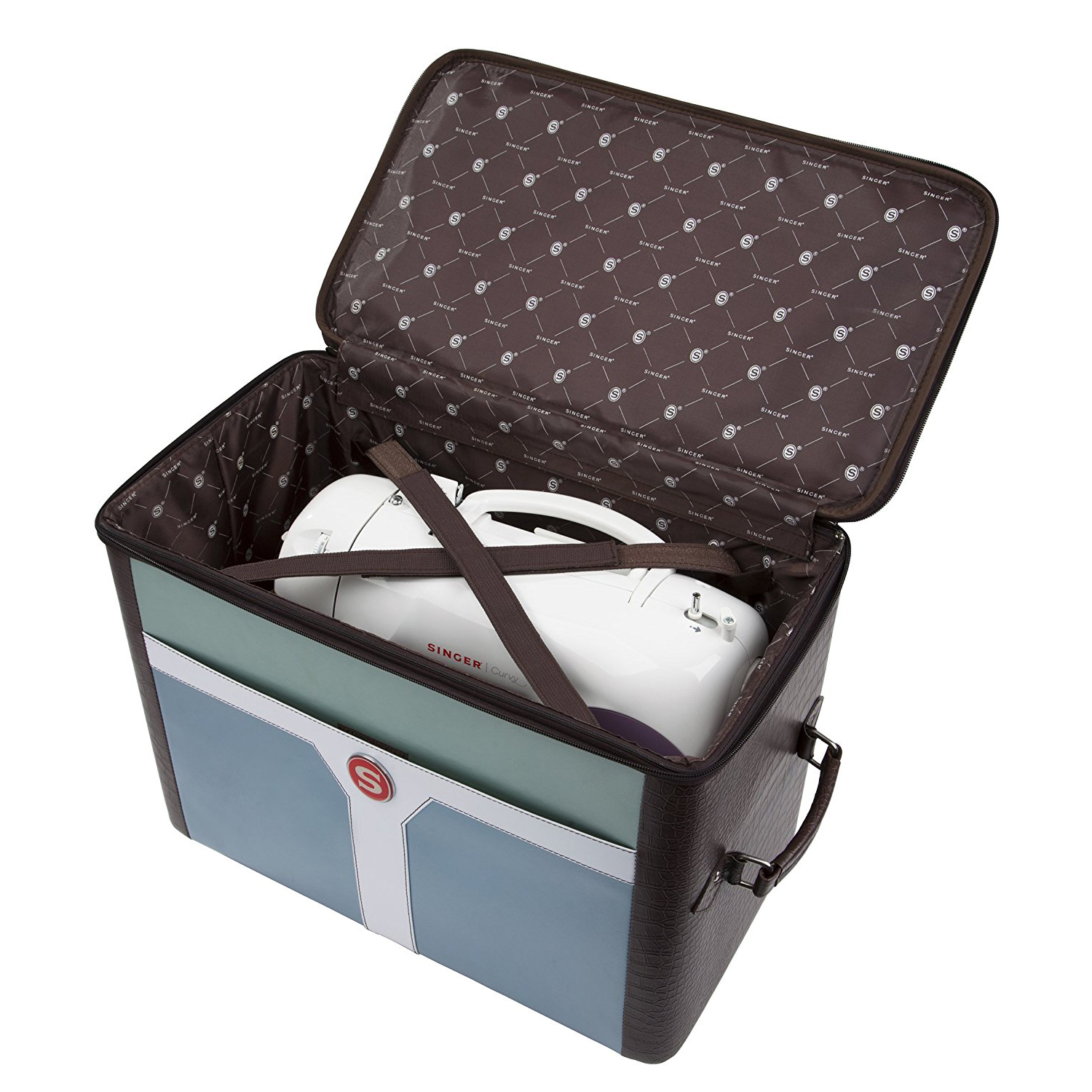 Singer 19 Inch Sewing Machine Roller Bag Portable Storage Carrying Case eBay