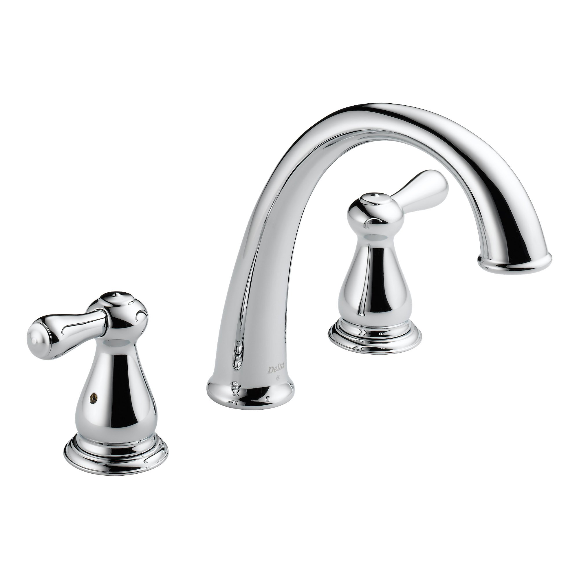 Delta Faucets Roman Two-Handle Bathroom Tub Faucet Trim ...