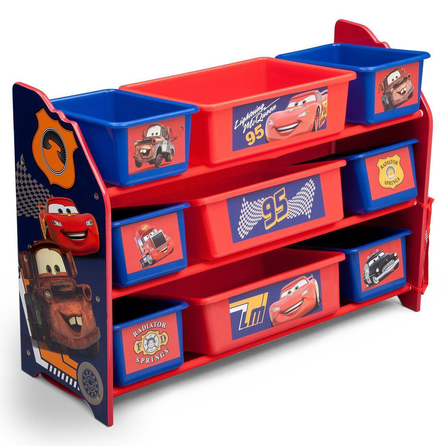 cars toy bin organizer