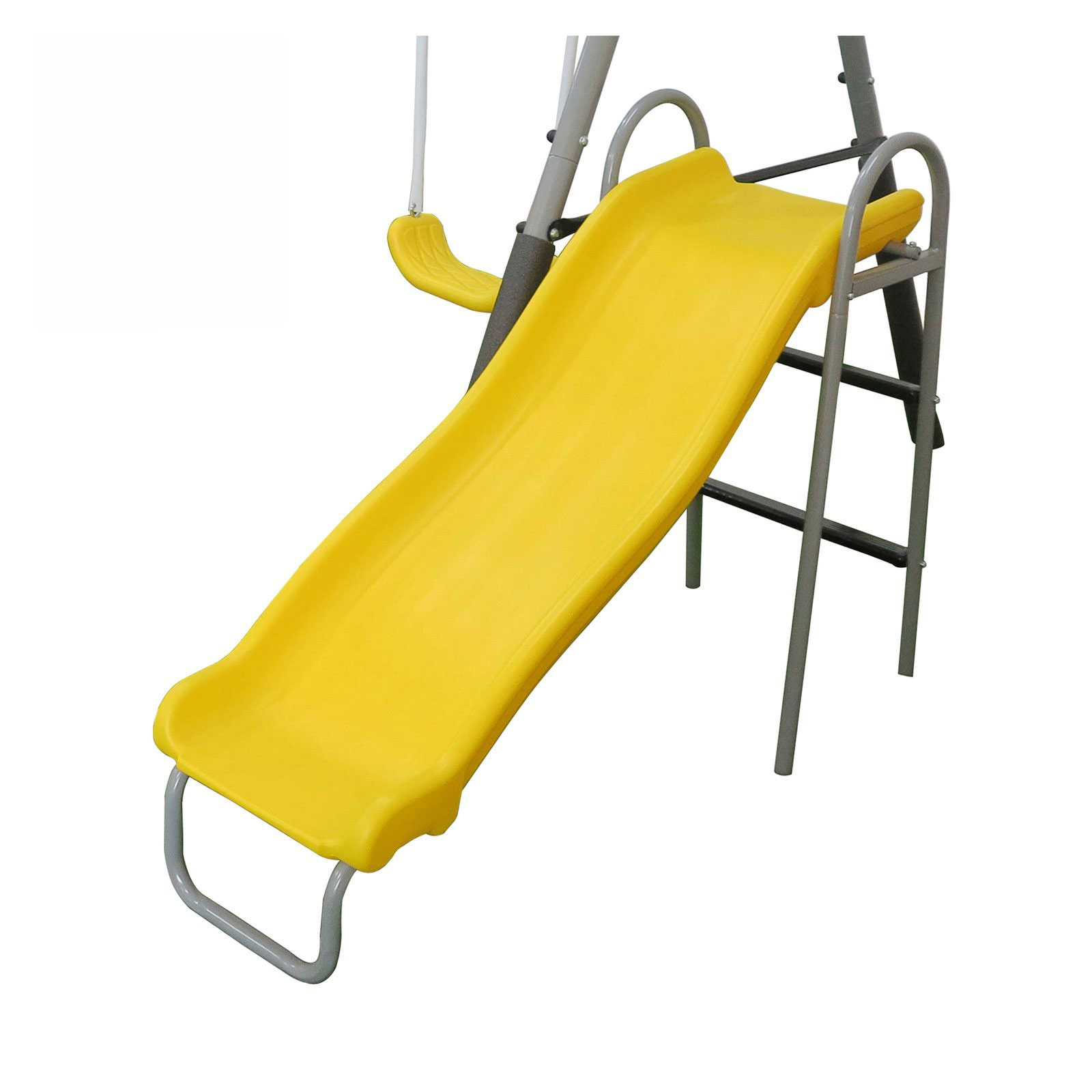 XDP Recreation Swingin' Again Metal Kids Playground Swing Set w/ Slide