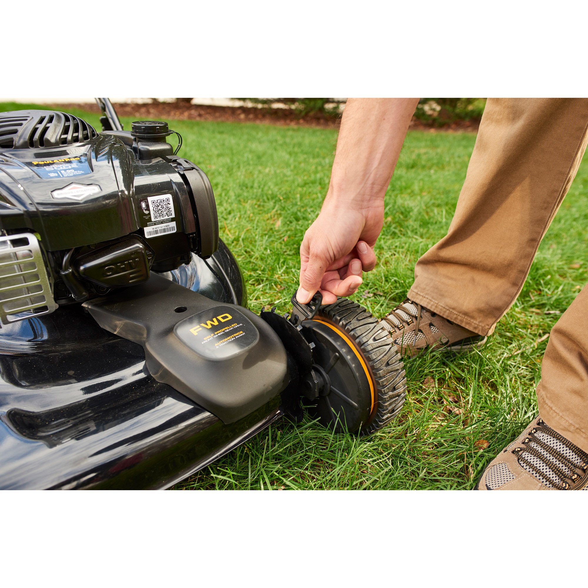 Poulan Pro PR500Y22P Briggs 500E 22 Inch Deck Gas Powered 2 In 1 Push