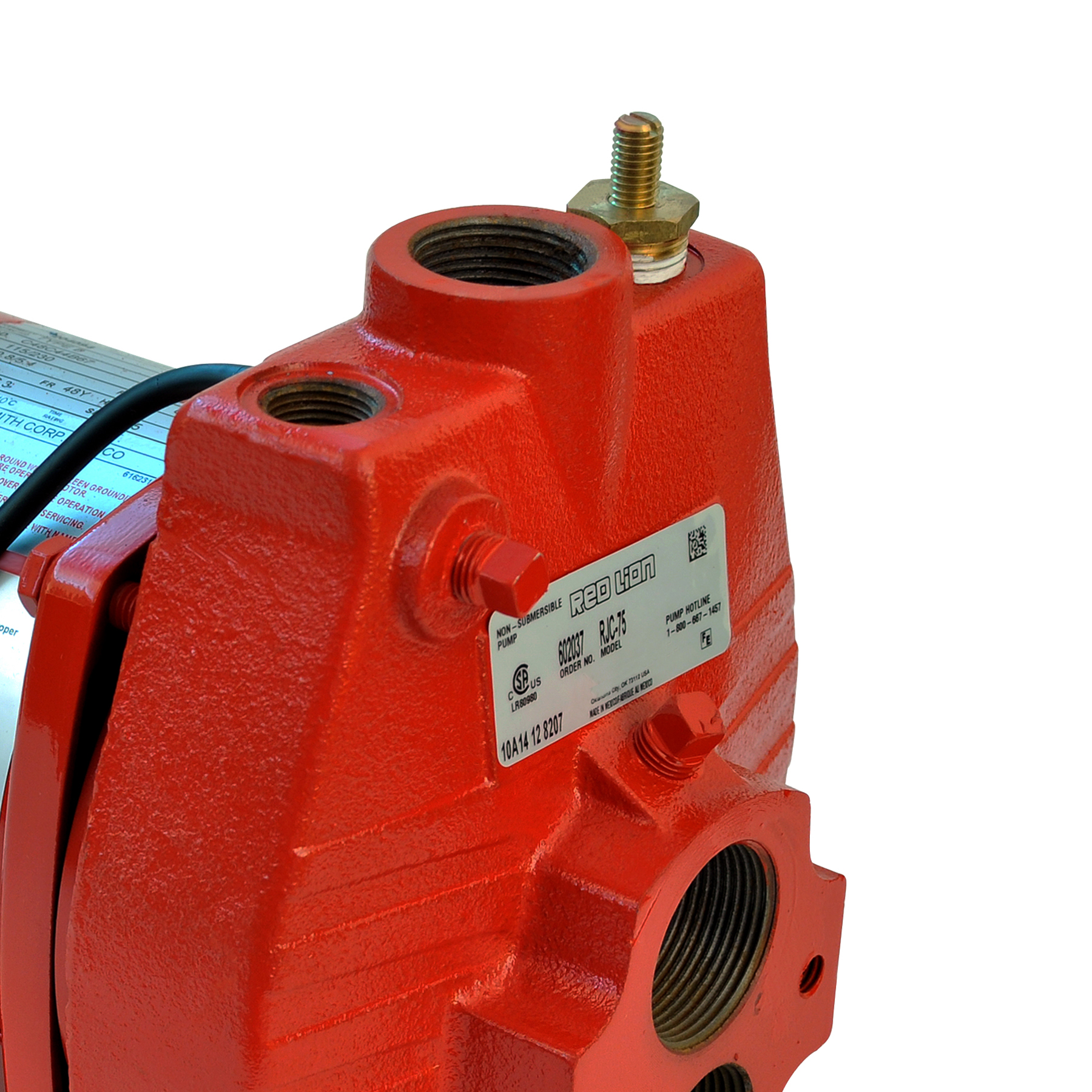 Red Lion RJC100 3/4HP Cast Iron Convertible Jet Pump with Injector Kit