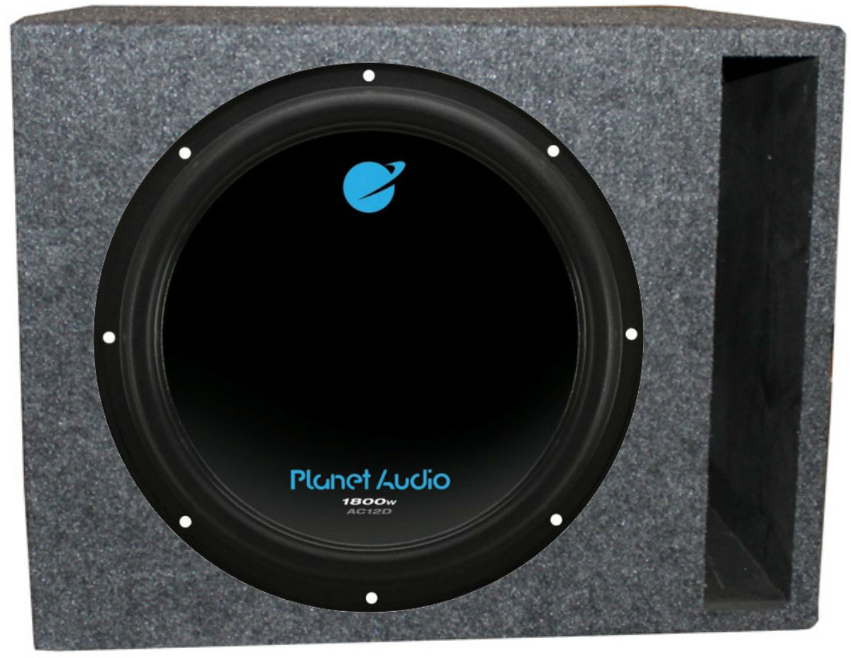 Audio 12" 1800W DVC Subwoofer AC12D + Single 12" Vented Sub Box