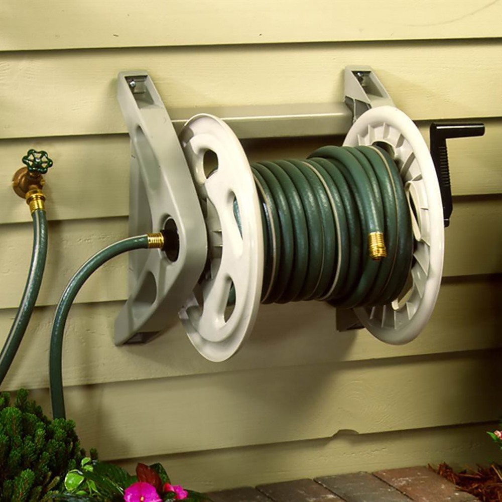 Suncast Hose Handler 200-Foot Capacity Wall-Mounted Garden Hose Reel (2